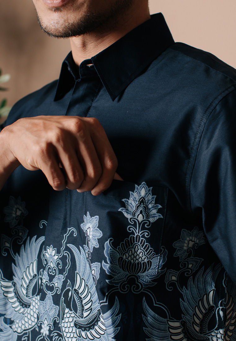 Hadinata Batik Premium Pria Kemeja Pendek Superfine Yatha Yuwita-1